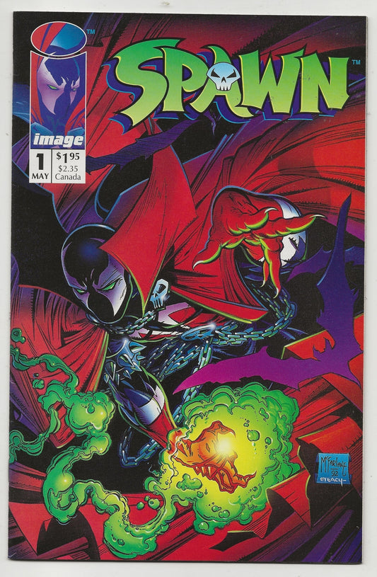 Spawn #1 1992 Image Comics: Todd McFarlane & Ken Steacy Cover