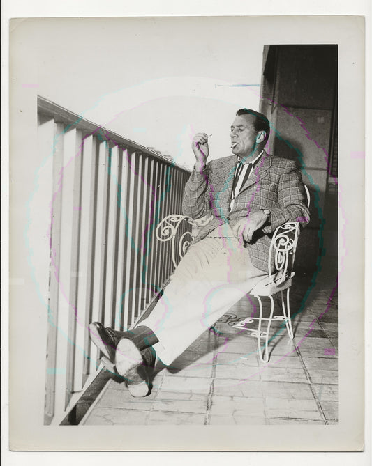 The Balcony Suite: Gary Cooper in Mexico City – Rare 1954 Art Weissman Trio