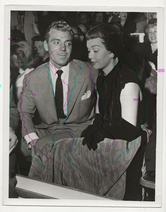 Smoldering Shadows: Jane Wyman & Greg Bautzer – Original 1955 Art Weissman GSP