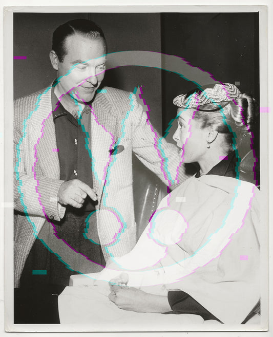 Janet Leigh & Ralph Edwards 1955 Vintage 8x10 GSP "This Is Your Life" Art Weissman