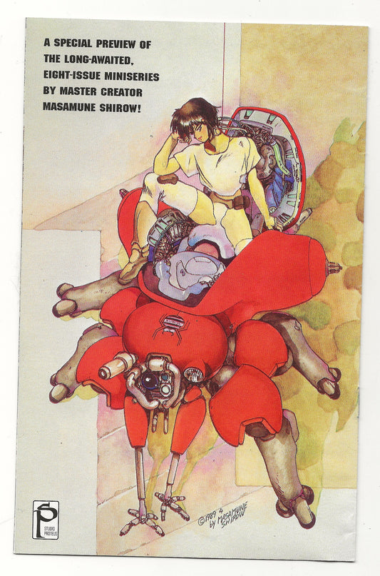 Ghost In The Shell - Wizard Magazine Preview Supplement - Masamune Shirow Dark Horse 1995