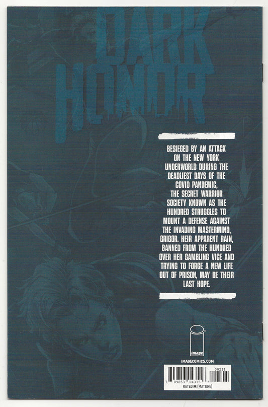Dark Honor #2 Ethan Sacks Signed COA Image Comics 2024 Cover A