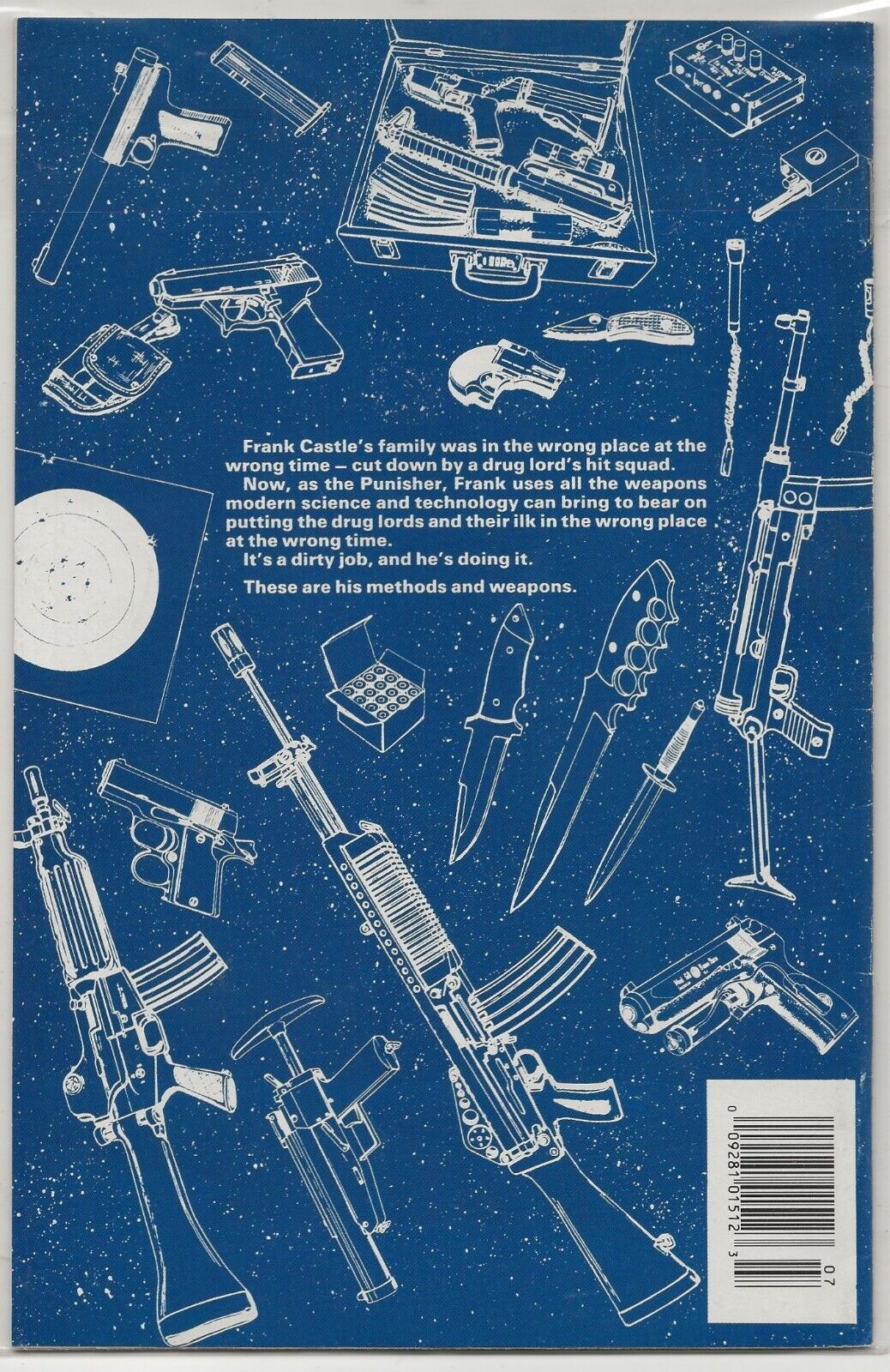 The Punisher Armory Issue #7 1993: Signed By Creator Eliot R. Brown