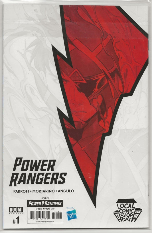 Power Rangers #1 | Peach Momoko FOIL | LCSD 2020 | NM | Omega Rangers
