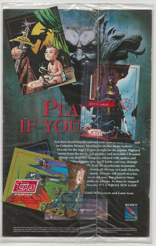 Dracula: Vlad the Impaler #1 1993 Topps Comics: Sealed bag w Cards; Mike Mignola