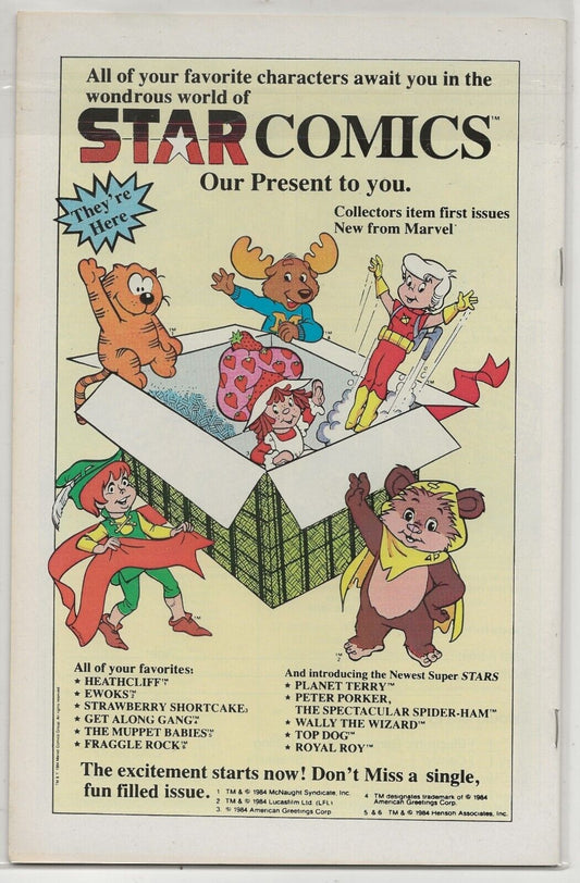 Avengers #255 1985 Marvel: Tom Palmer Newsstand Cover