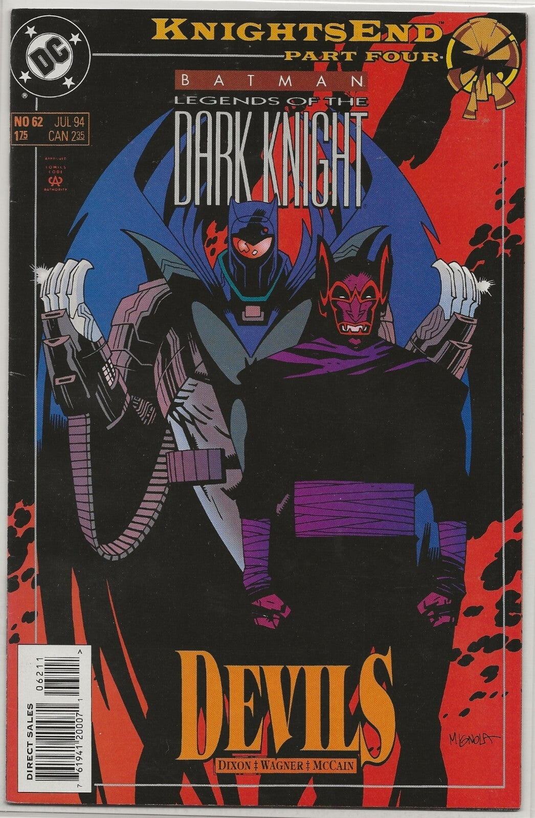 Batman: Legends of the Dark Knight #62 1994 DC: KnightsEnd Part Four; Mignola