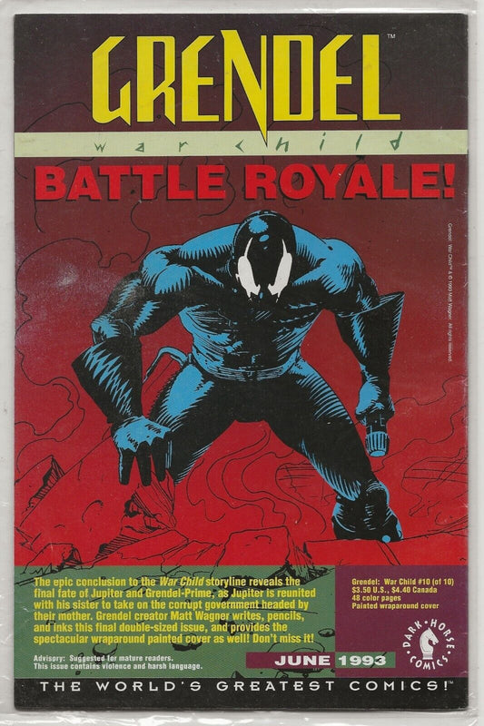 Sex Warrior #1 1993 Dark Horse: Robert Mentor Cover