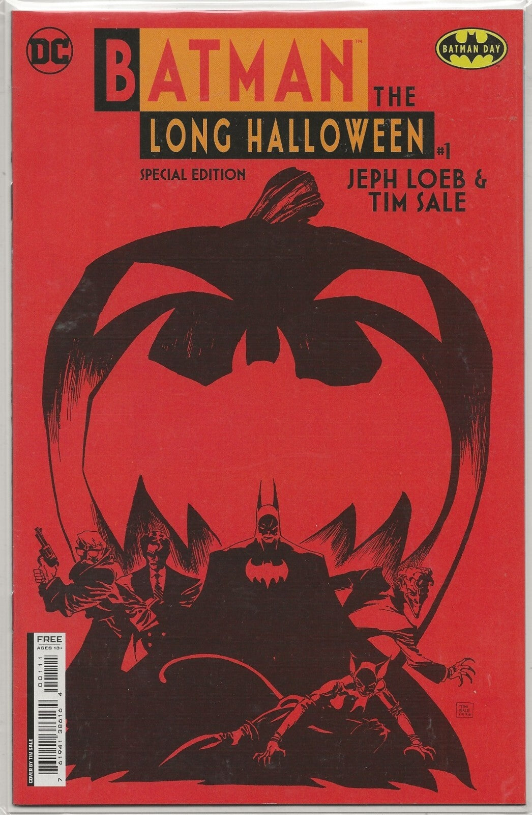 Batman The Long Halloween #1 2024: Batman Day Special Edition; Tim Sale cover