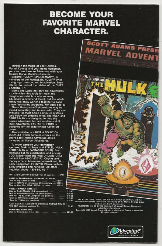 The Vision and the Scarlet Witch #8 1986 Marvel: Frank Springer Cover