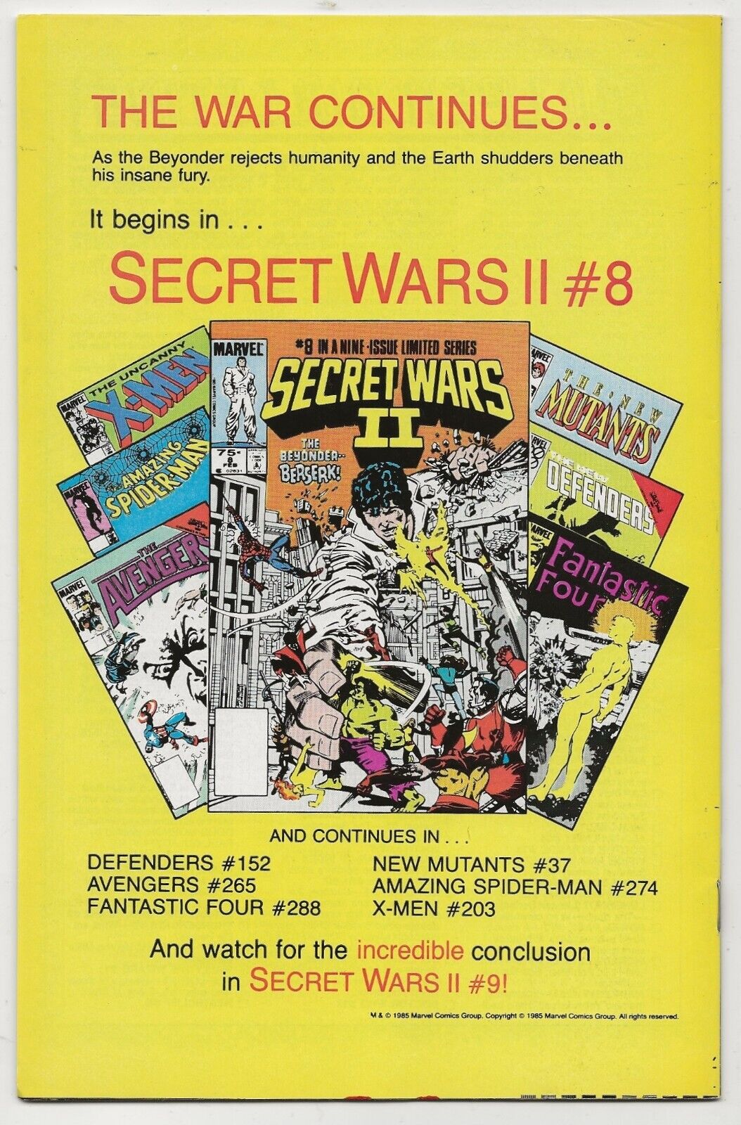 Alpha Flight #31 1986 Marvel: Mike Mignola Cover