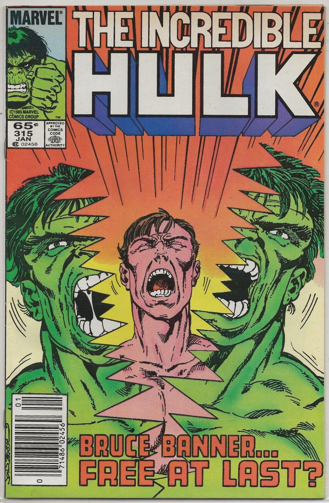 The Incredible Hulk #315 (1986) Newsstand
