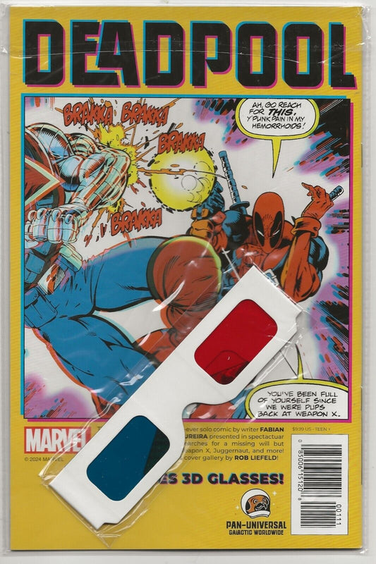 Deadpool The Circle Chase #1 2024: Pan-Dimensional 3D Edition; 1st app Slayback