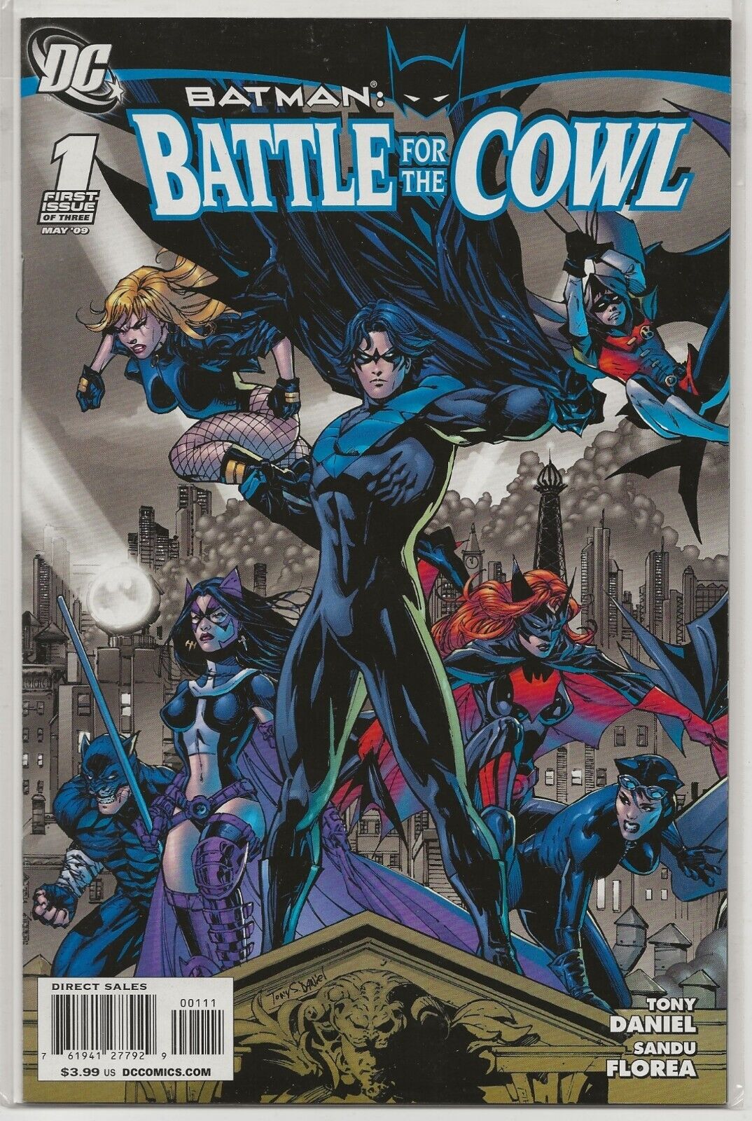 Batman Battle For The Cowl #1 2009 DC Comics: 1st app Jeremiah Arkham Black Mask