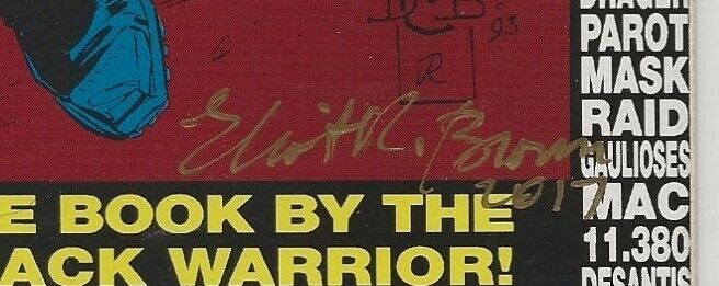 The Punisher Armory Issue #7 1993: Signed By Creator Eliot R. Brown