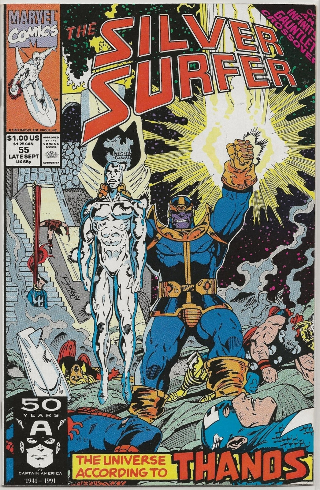 Silver Surfer #55 1991 Marvel: Ron Lim Cover