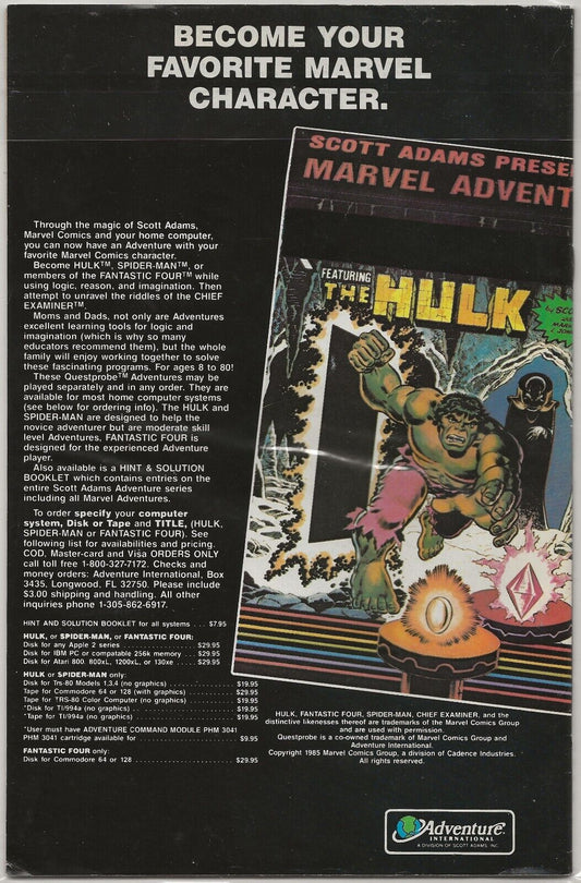 Fantastic Four #288 1986 Marvel Comics: John Byrne Newsstand Cover