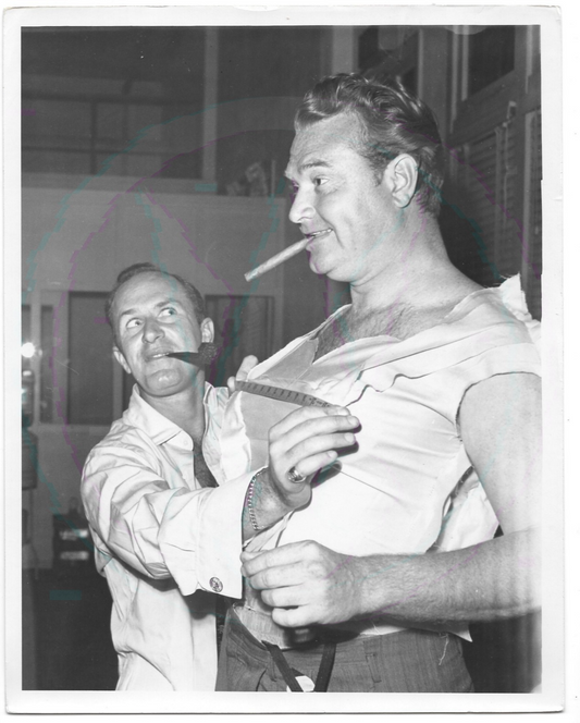 Red Skelton (Candid Cigar Smoking) by Weissman Studios; Vintage 8x10 GSP