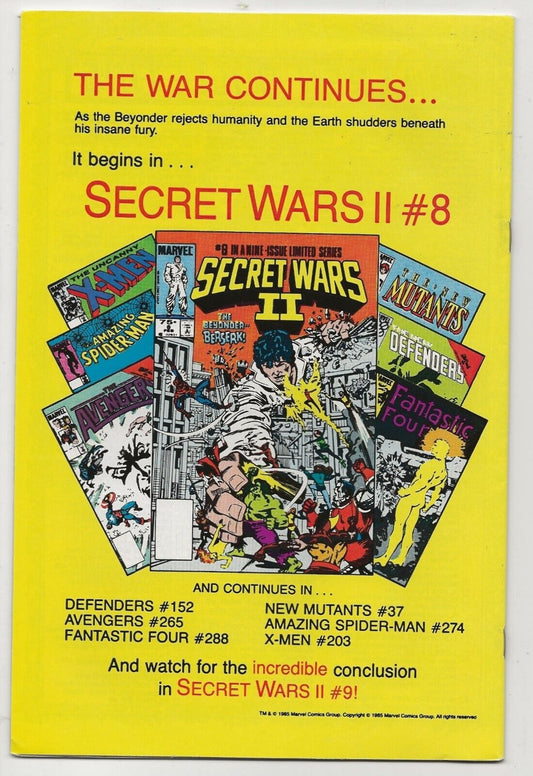 The Vision and the Scarlet Witch #5 1986 Marvel: Richard Howell Cover