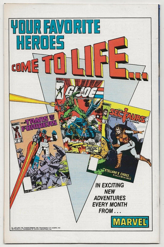 Alpha Flight #32 1986 Marvel: 1st app of Black Razer & Heather Hudson Vindicator