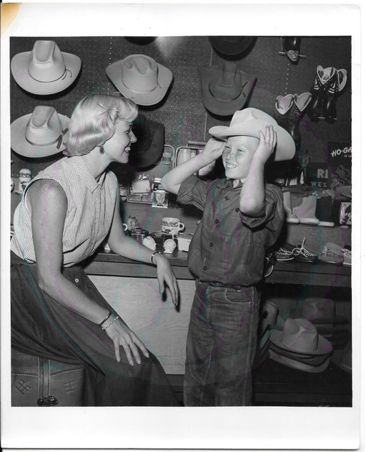 Doris Day & Son (Terry Melcher) By Len Weissman; Vintage 8x10 GSP