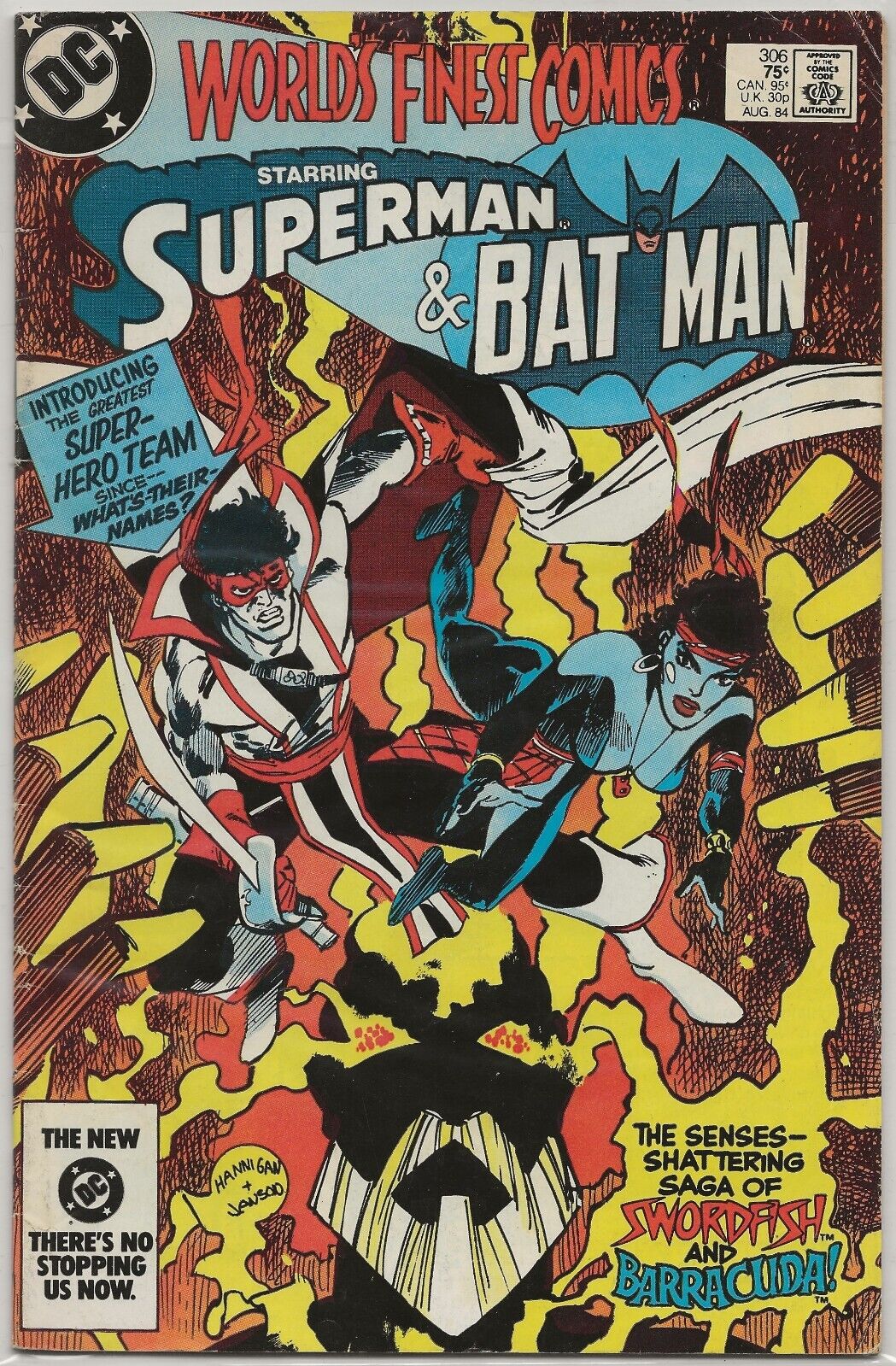 World's Finest #306 1984 DC Comics: Ed Hannigan & Klaus Janson Cover