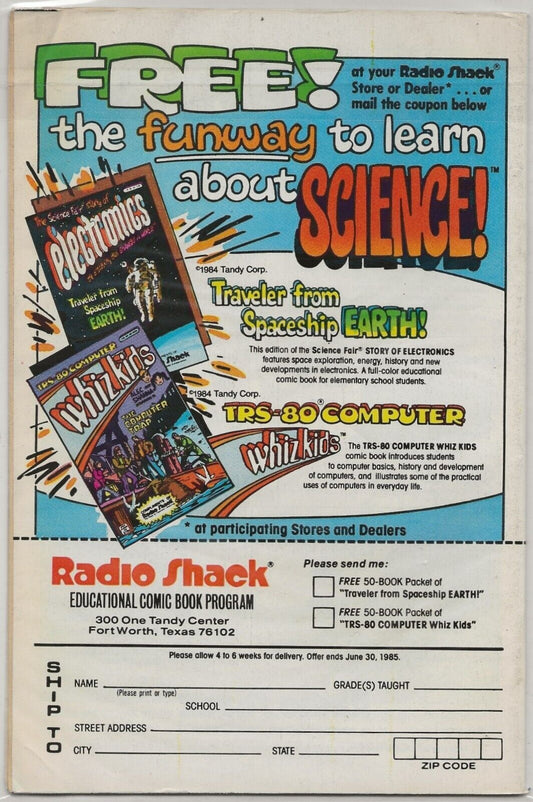 The New Science Fair Story of Electronics Annual 1985 Radio Shack: Space
