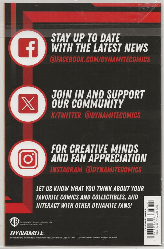 Thundercats #7 Dynamite 2024: Manix Abrera Variant Cover