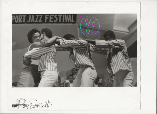 Eartha Kitt At The 1957 Newport Jazz Festival By Roy Schatt: Vintage 8x10 Gelatin Silver Print Signed