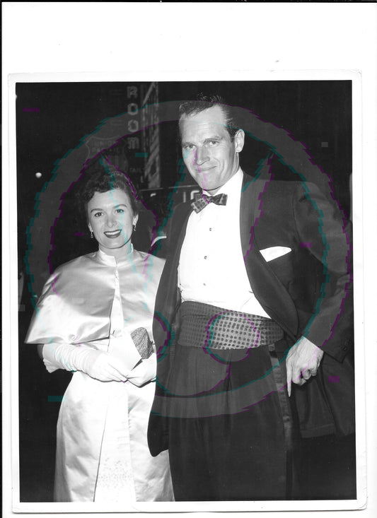 Commanding Presence: Charlton Heston & Lydia Clarke – Original 1957 Premiere GSP