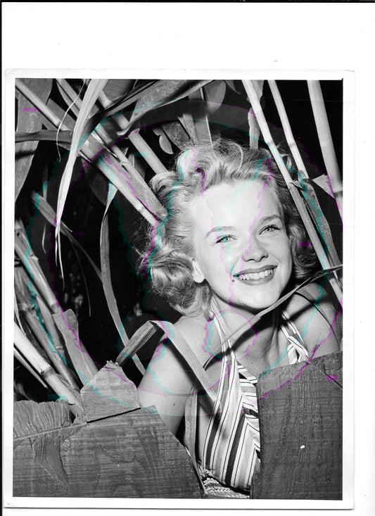 Garden of Desire: Anne Francis "At Home" – Original 1955 Weissman GSP