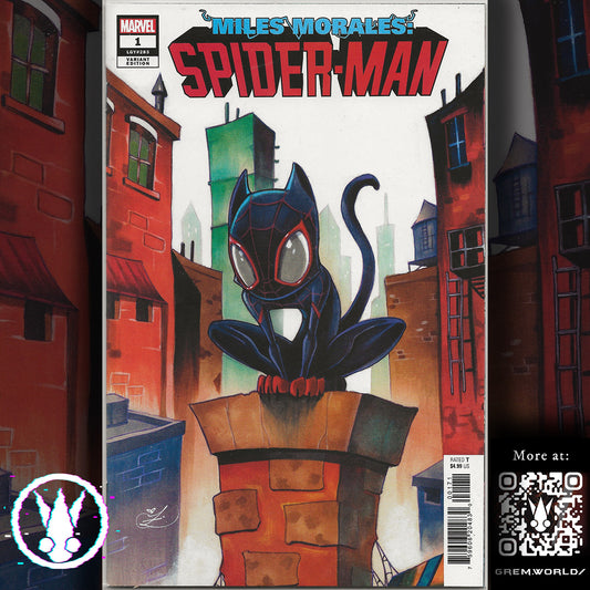 Miles Morales: Spider-Man , Vol. 2, No. 1, Marvel Comics, December 2022 (Zullo Cat Variant)