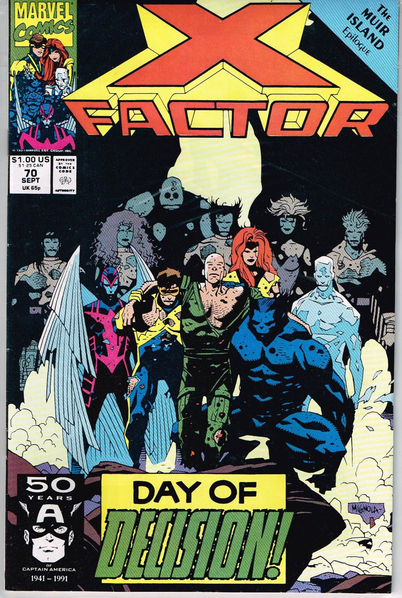 X- Factor, Vol 1 , No. 70, Marvel Comics, September 1991