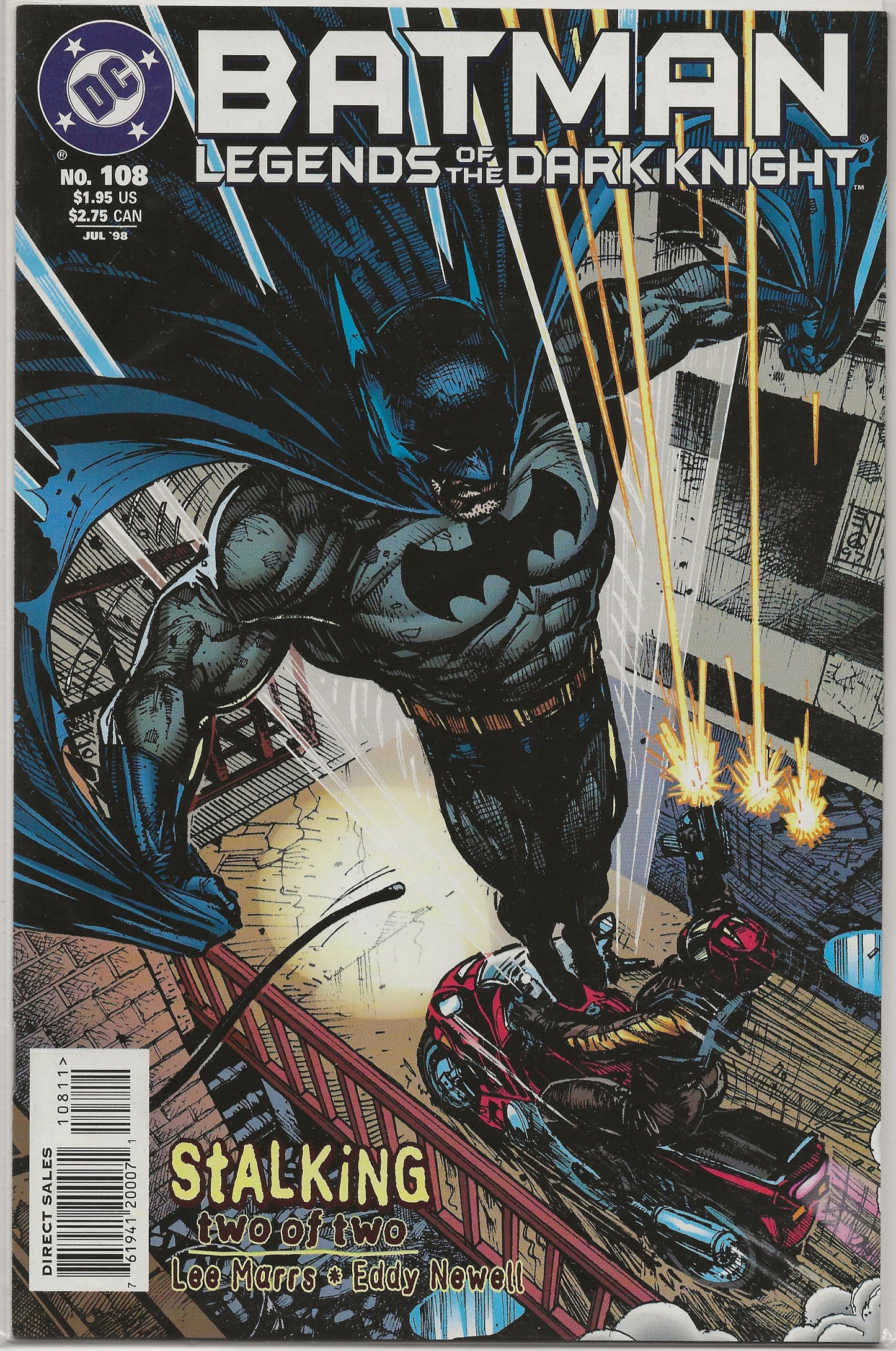 Batman Legends of the Dark Knight Vol. 1 No. 108, DC Comics, July 1998