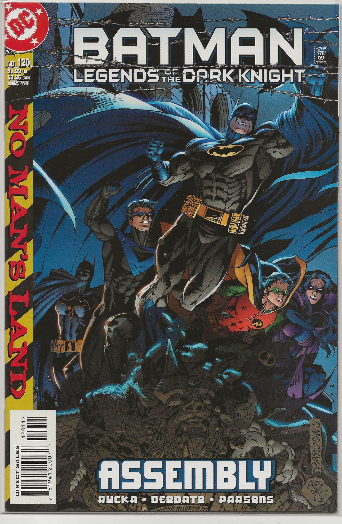 Batman Legends of the Dark Knight Vol. 1 No. 120, DC Comics, August 1999