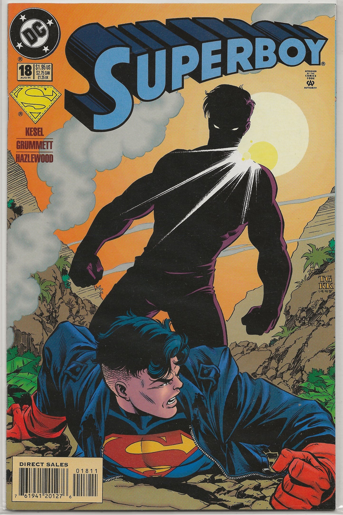 Superboy Vol. 4 No. 18, DC Comics, August 1995