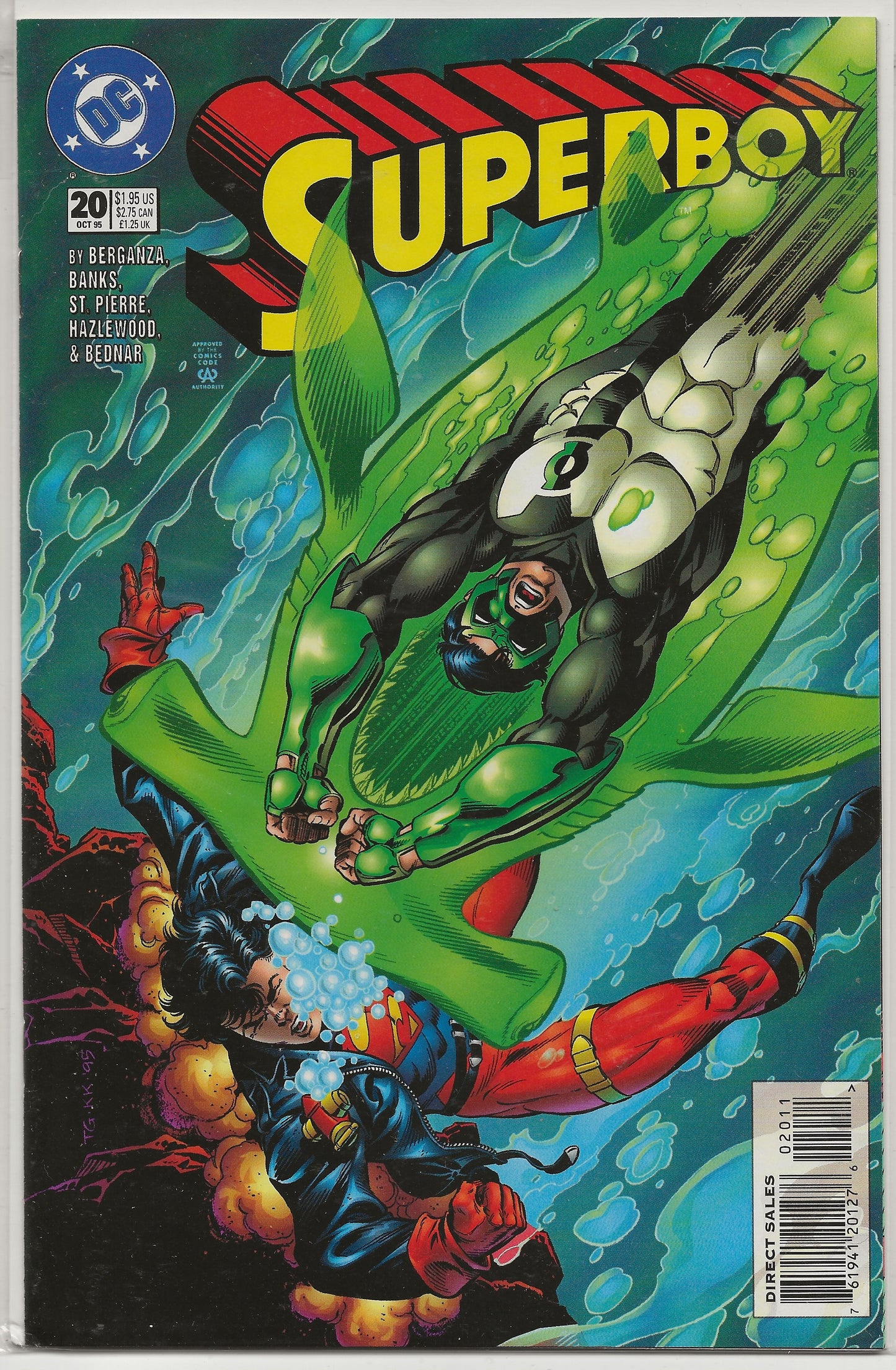 Superboy Vol. 4 No. 20, DC Comics, October 1995