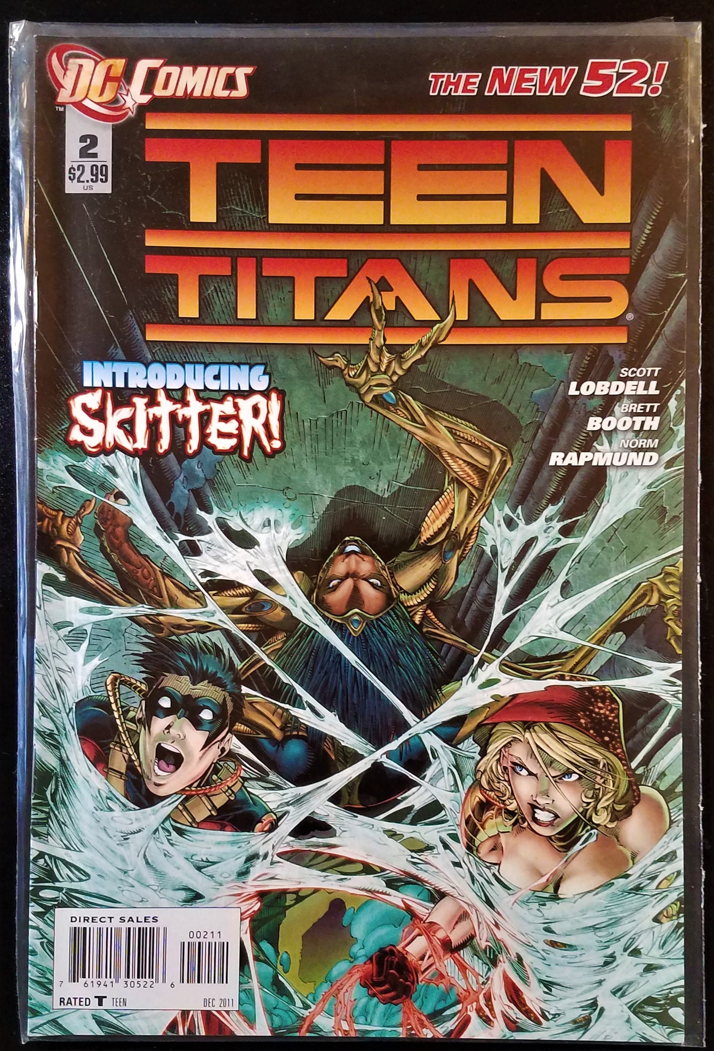 The New 52: Teen Titans, Vol 4, No. 2, DC Comics, December 2011