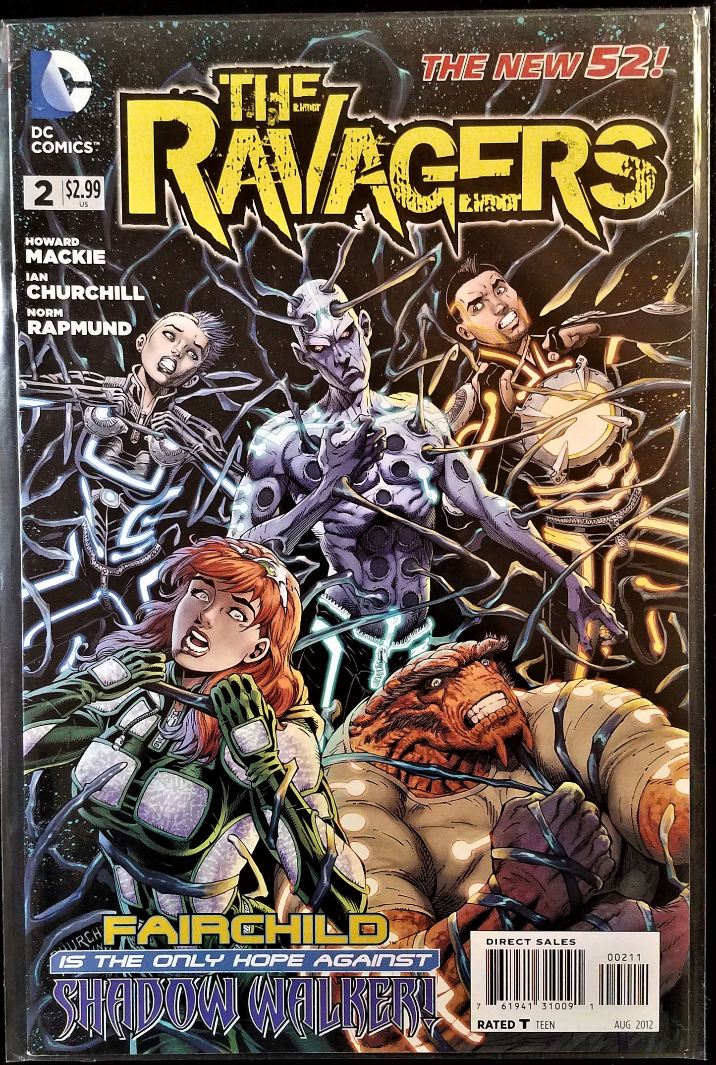 The New 52: The Ravagers, Vol. 1, No. 2, DC Comics, August 2012