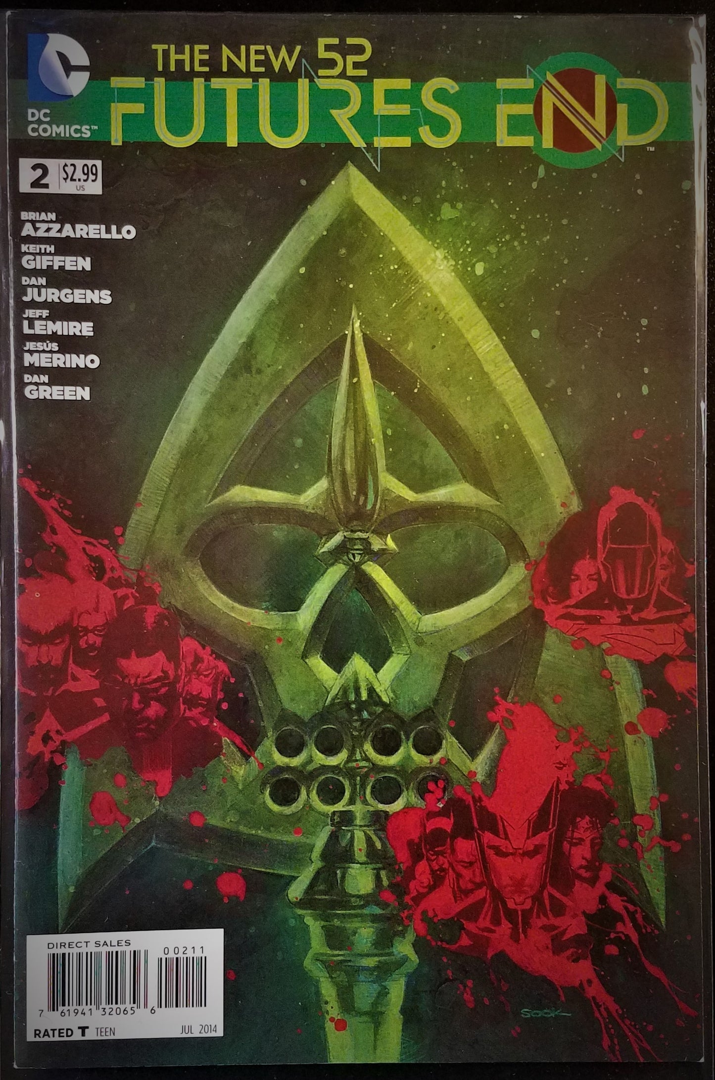 The New 52: Futures End , Vol. 1, No. 2, DC Comics, July 2014