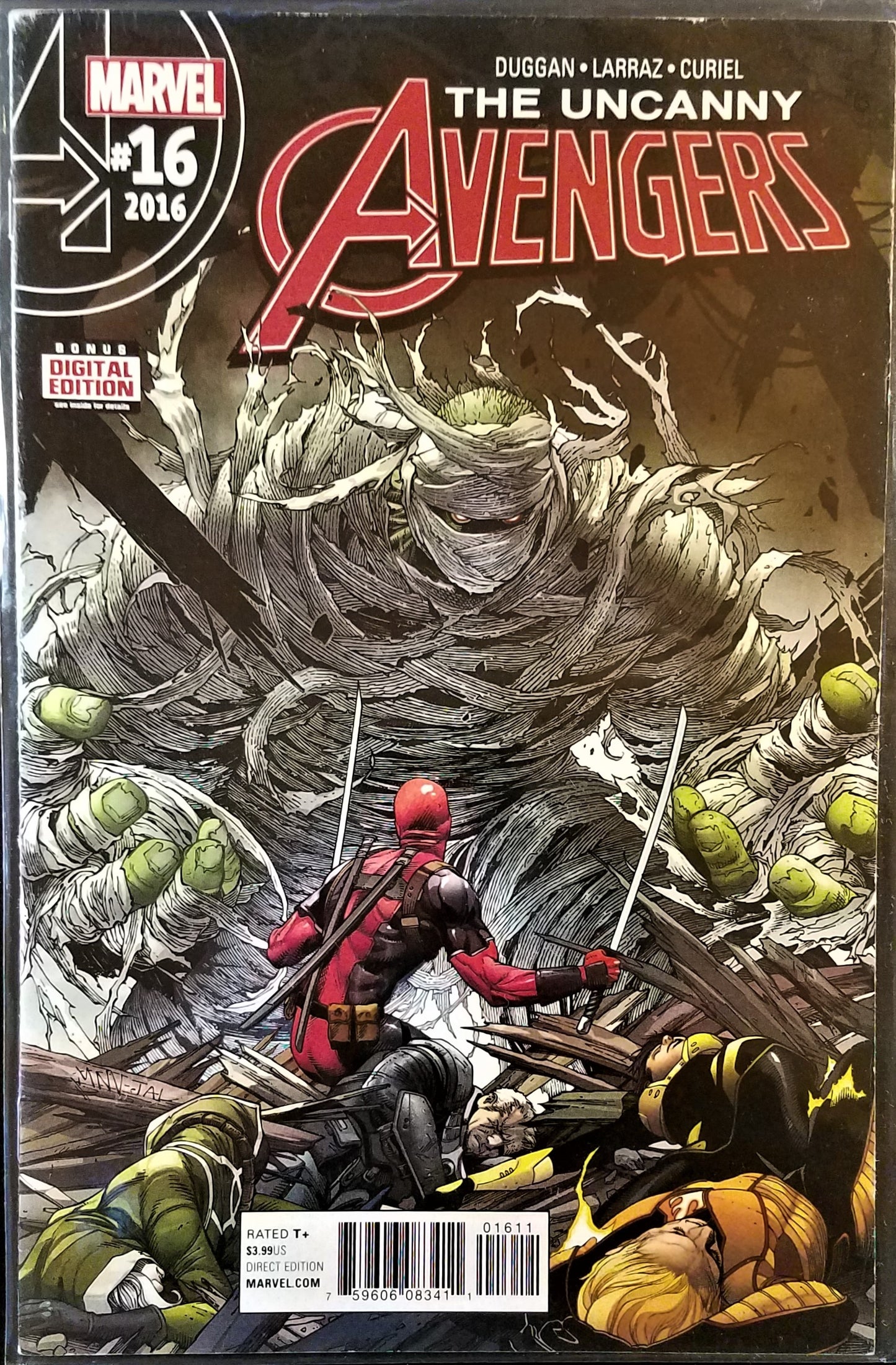 Uncanny Avengers, Vol. 3, No. 16, Marvel Comics, November 2016