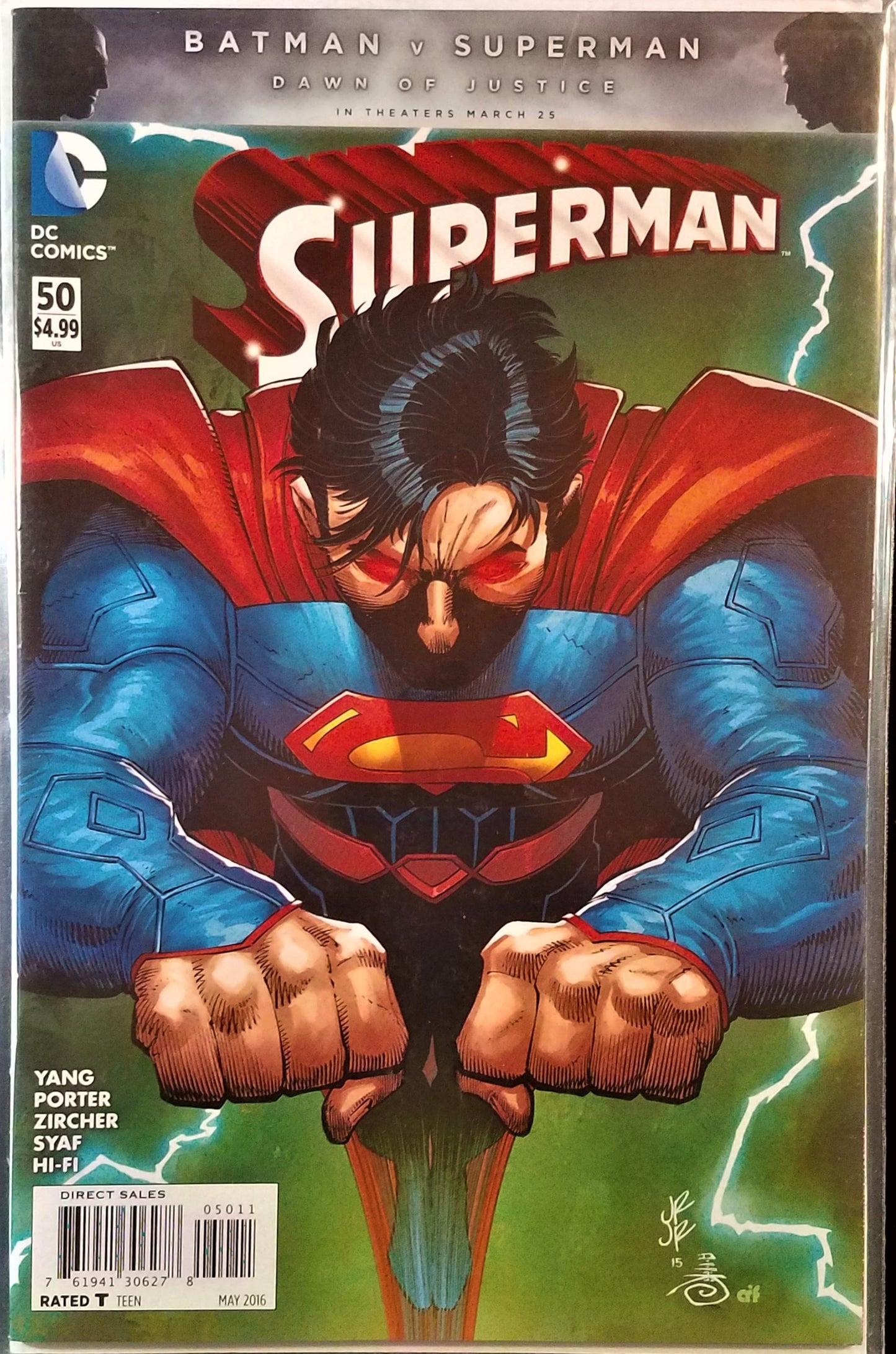 Superman, Vol. 3, No. 50, DC Comics, May 2016