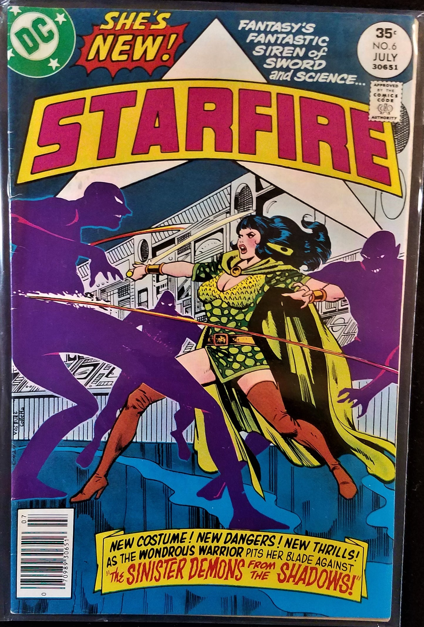 Starfire, Vol. 1, No. 6, DC Comics, July 1977