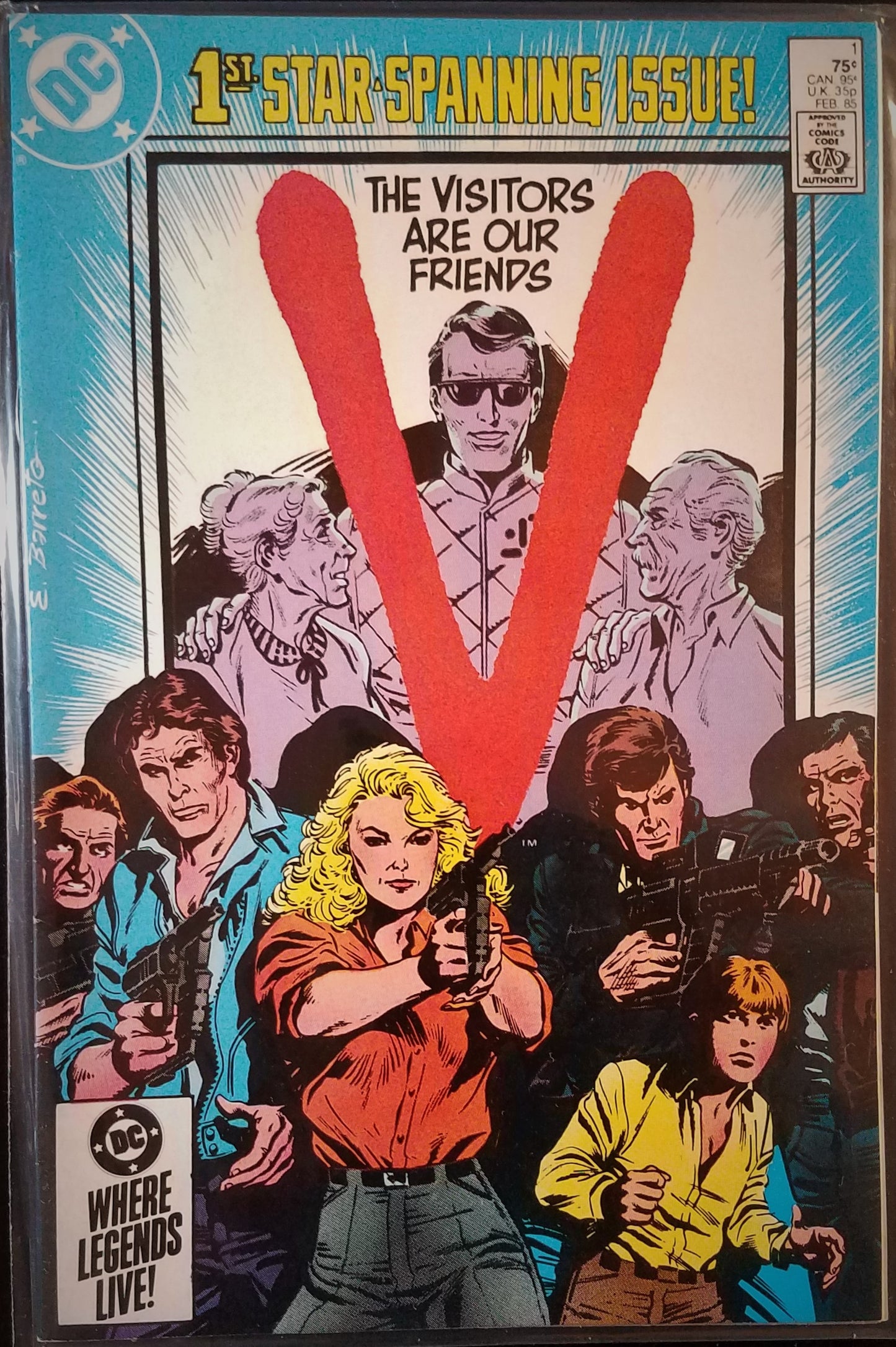 V: The Visitors Are Our Friends, Vol. 1, No. 1, DC Comics, March 1985