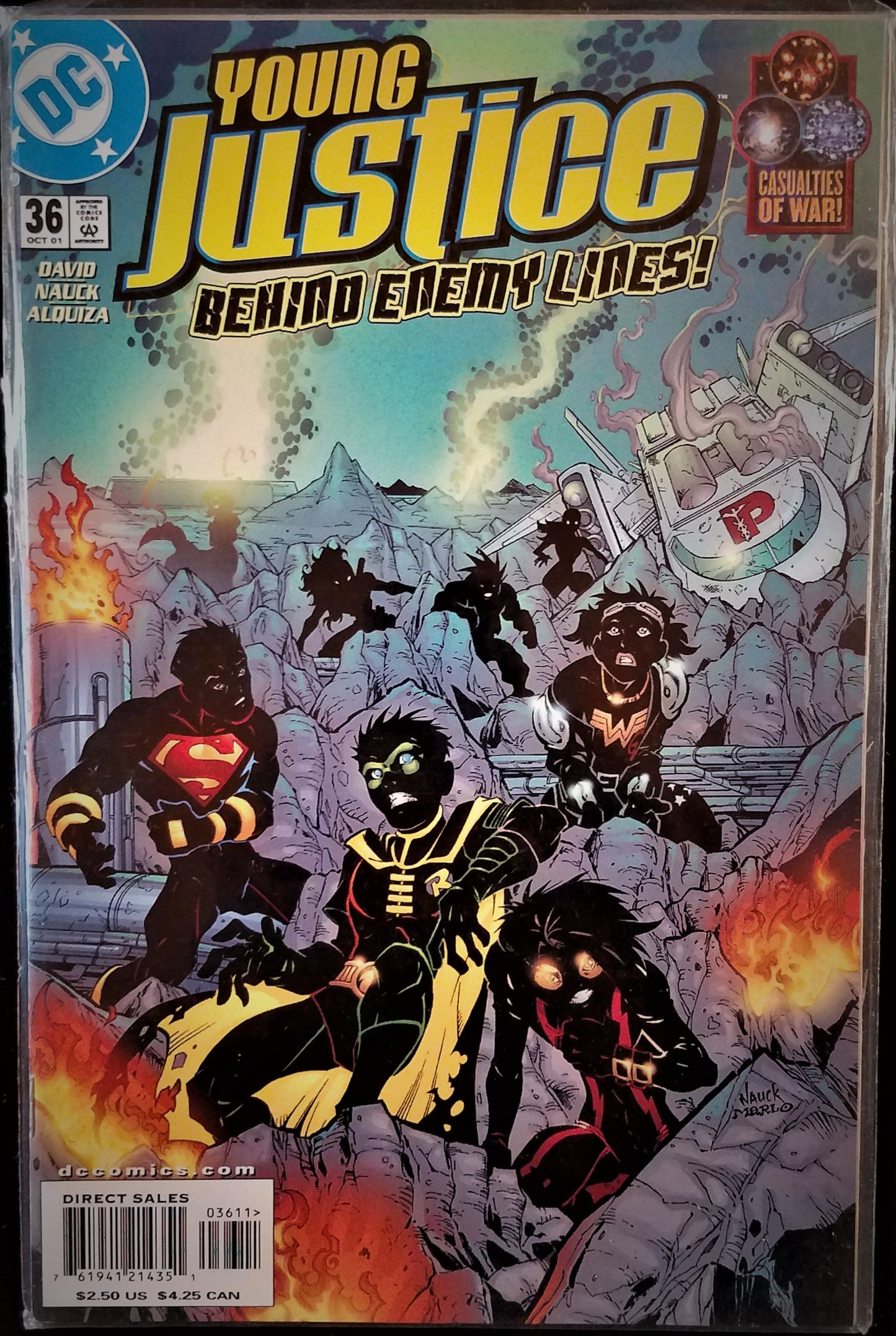 Young Justice, Vol. 1, No. 36, DC Comics, October 2001