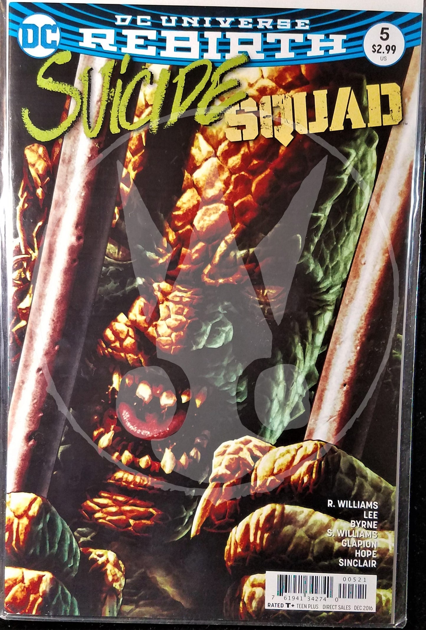 Suicide Squad Vol. 5, No. 5, DC Comics, December 2016 (Lee Bermejo Variant Cover)