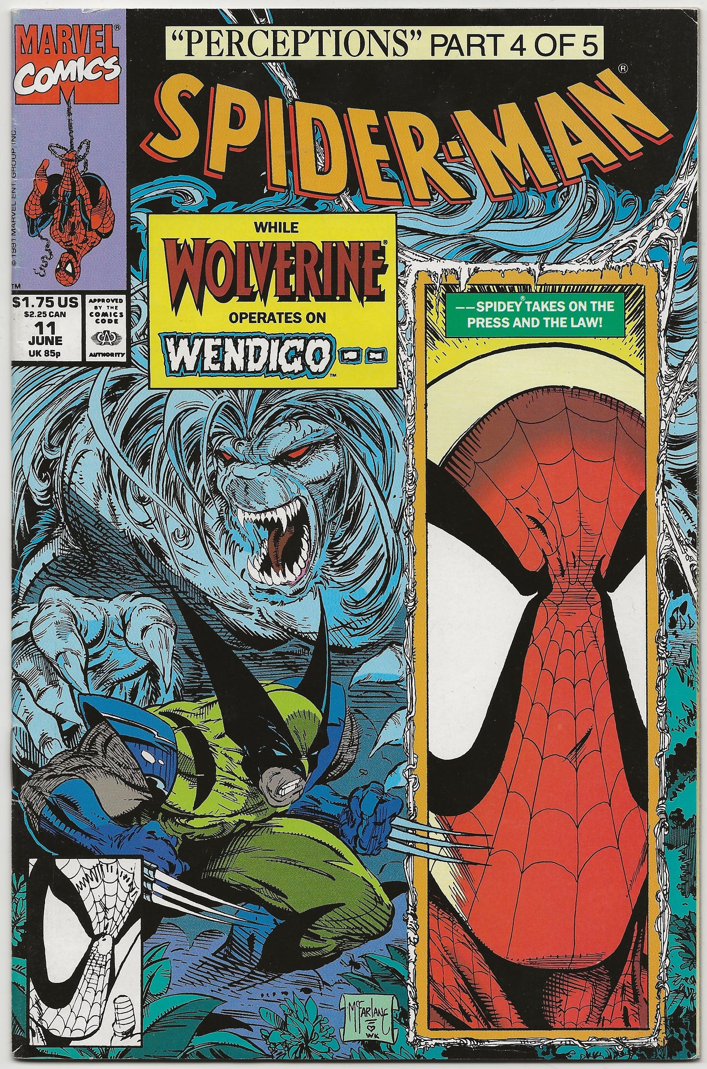 Spider-Man, Perceptions: Part 4 of 5, Marvel Comics, June 1991