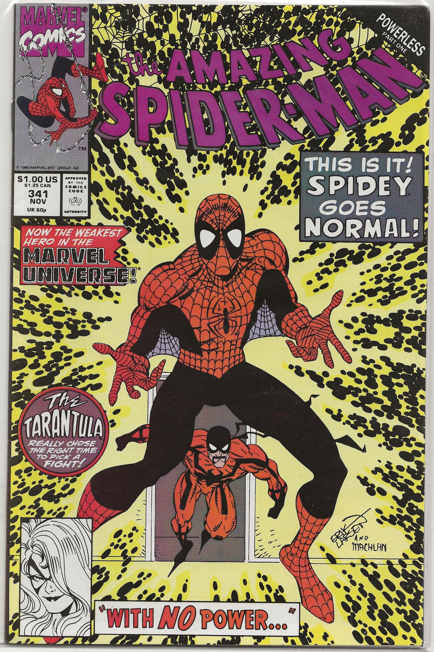 Amazing Spider-Man, Vol. 1 No. 341, Marvel Comics, November 1990