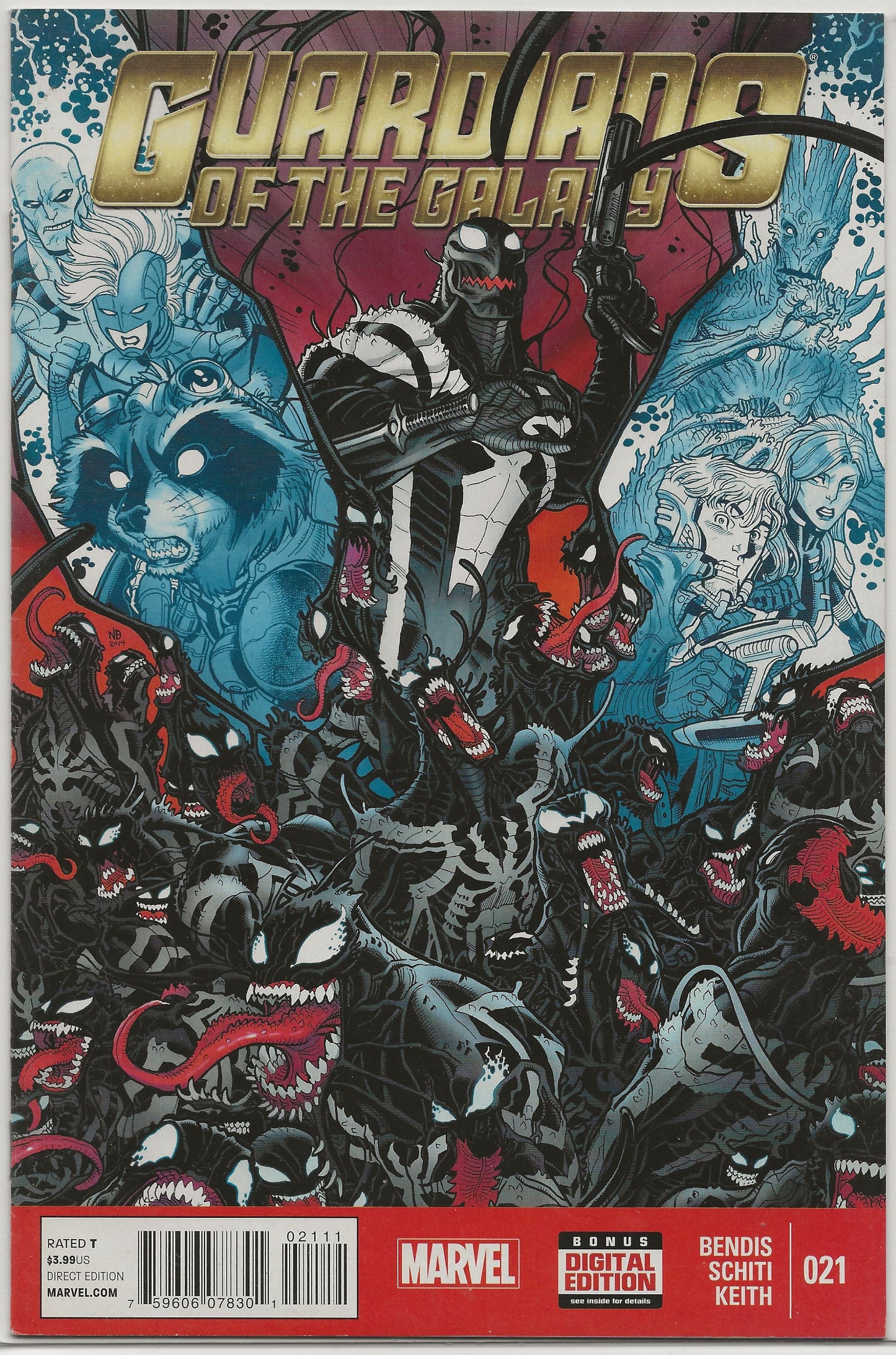 Guardians of the Galaxy, Vol. 1 No. 21A, Marvel Comics, January 2015