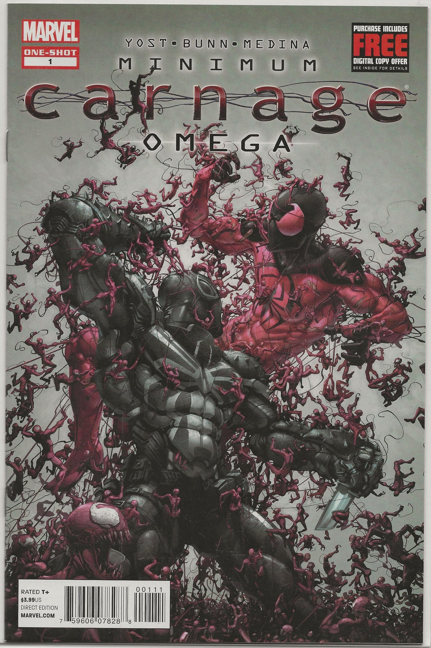 Minimum Carnage: Omega, Vol. 1 No. 1, Marvel Comics, November 2012